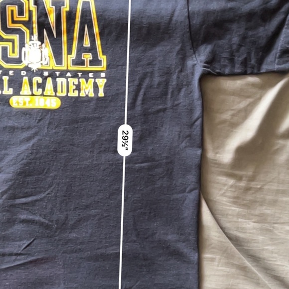 XL navy blue men’s USNA United States Naval Academy short sleeve tshirt - Picture 5 of 5